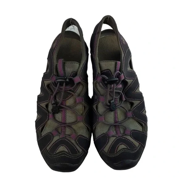 Northside Burke II Sport Sandals Women 9 Gray Purple Hiking Water Shoes 214004W - Picture 8 of 9